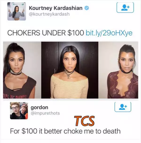 See the hilarious response to this Kourtney Kardashian
